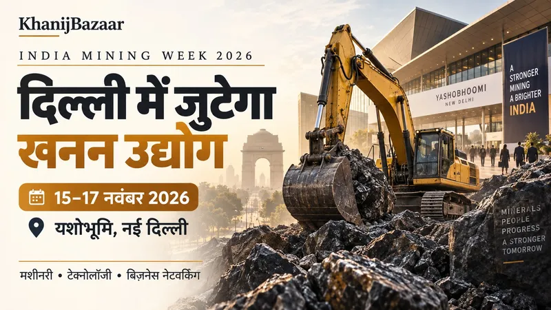 दिल्ली में जुटेगा खनन उद्योग | India Mining Week 2026 full view